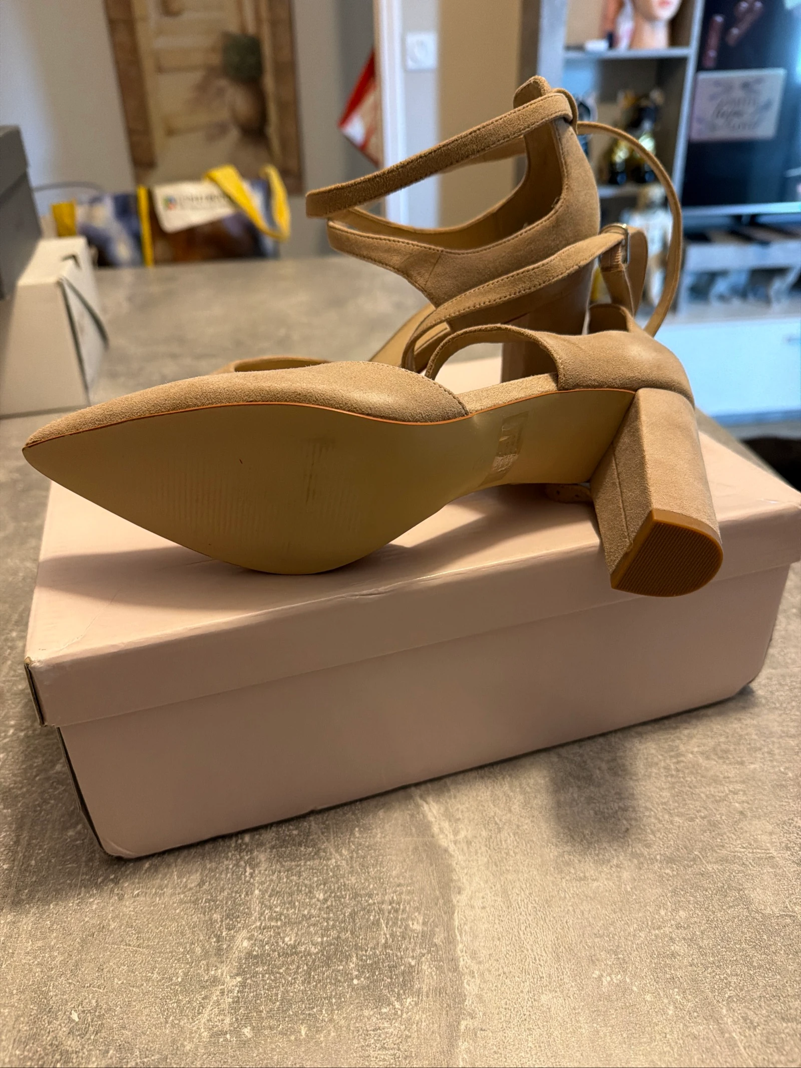 Anna Field nude beige heel shoes size 39 new – photo 5